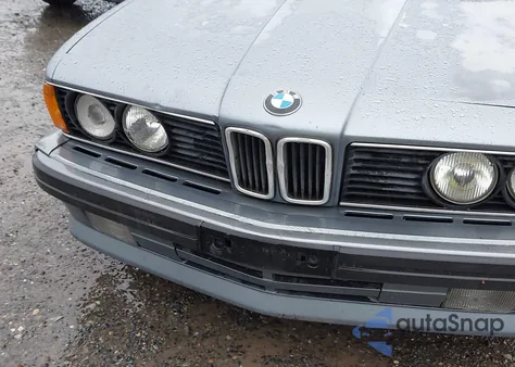 1988 BMW 635 Csi Automatic from USA, damaged, VIN WBAEC8414J3266701